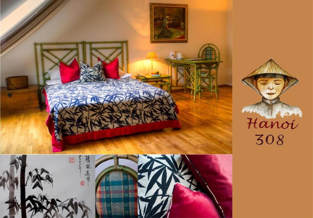 Postel nebo postele na pokoji v ubytování Hotel Henry