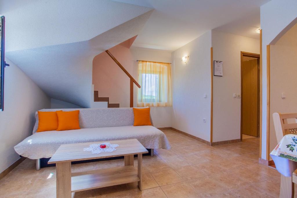 Posezení v ubytování Apartments Dandić
