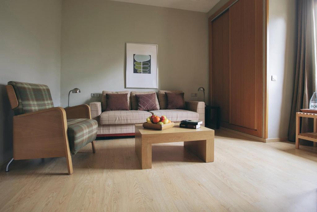 Posezení v ubytování Hotel Manantial