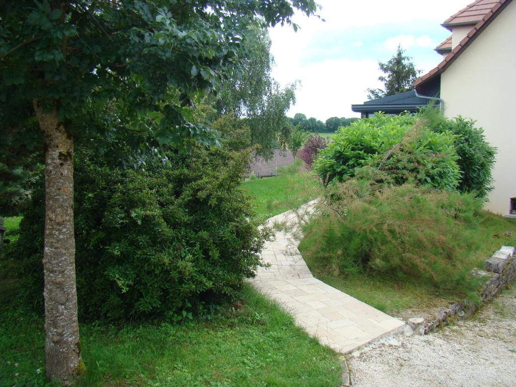 Zahrada ubytování Chambres sous les vignes du Buttois