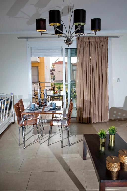 Posezení v ubytování Golden Suites