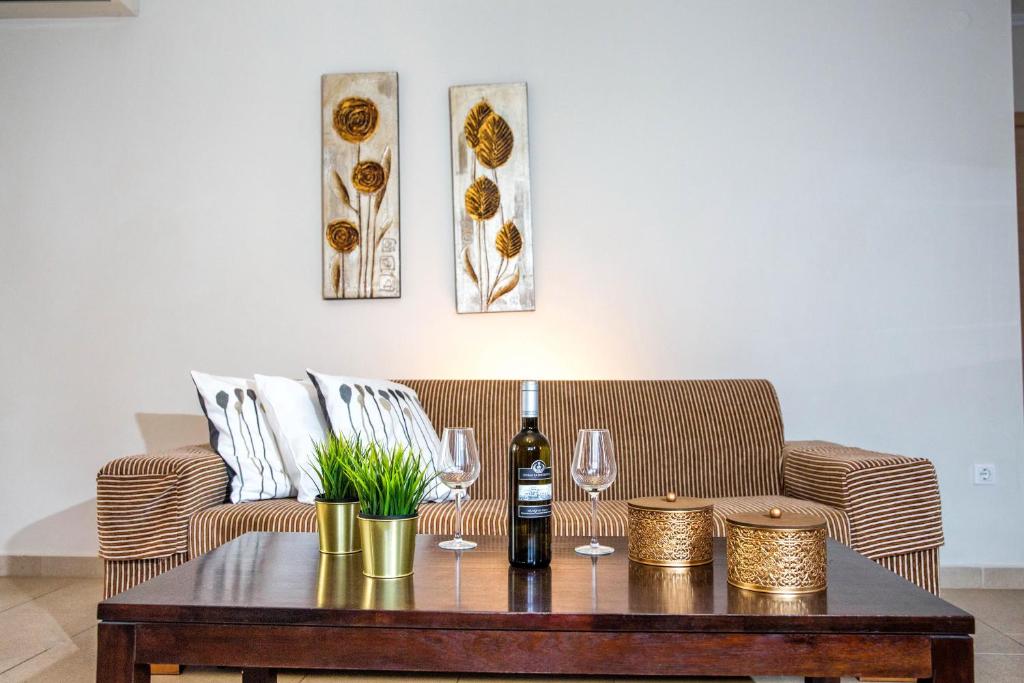 Nápoje v ubytování Golden Suites
