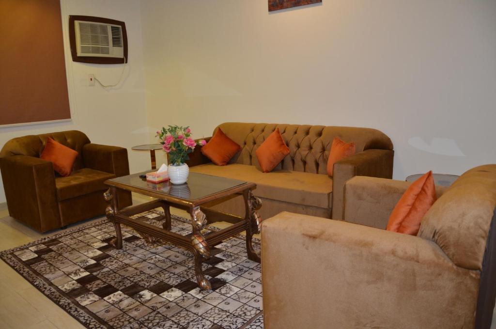 Posezení v ubytování Jazan Heart Hotel