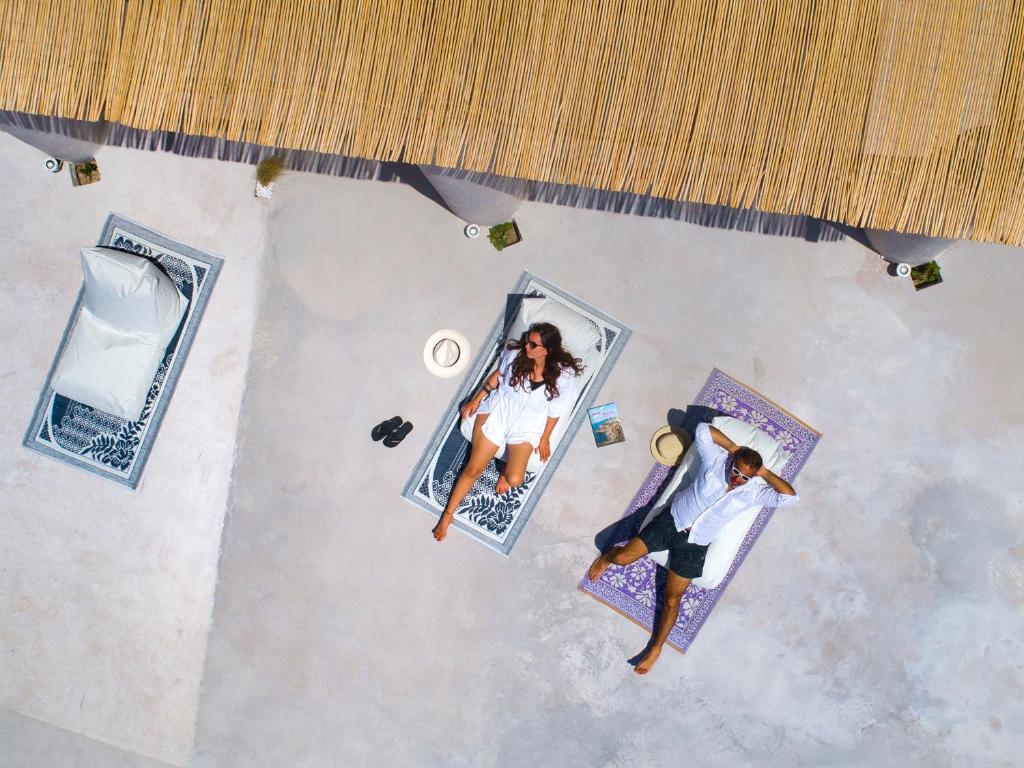 Goście zatrzymujący się w obiekcie Canava Villas #1 in Santorini Private Pool