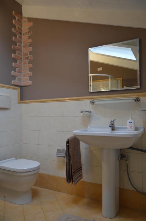 Koupelna v ubytování Il Melograno b&b Apartament