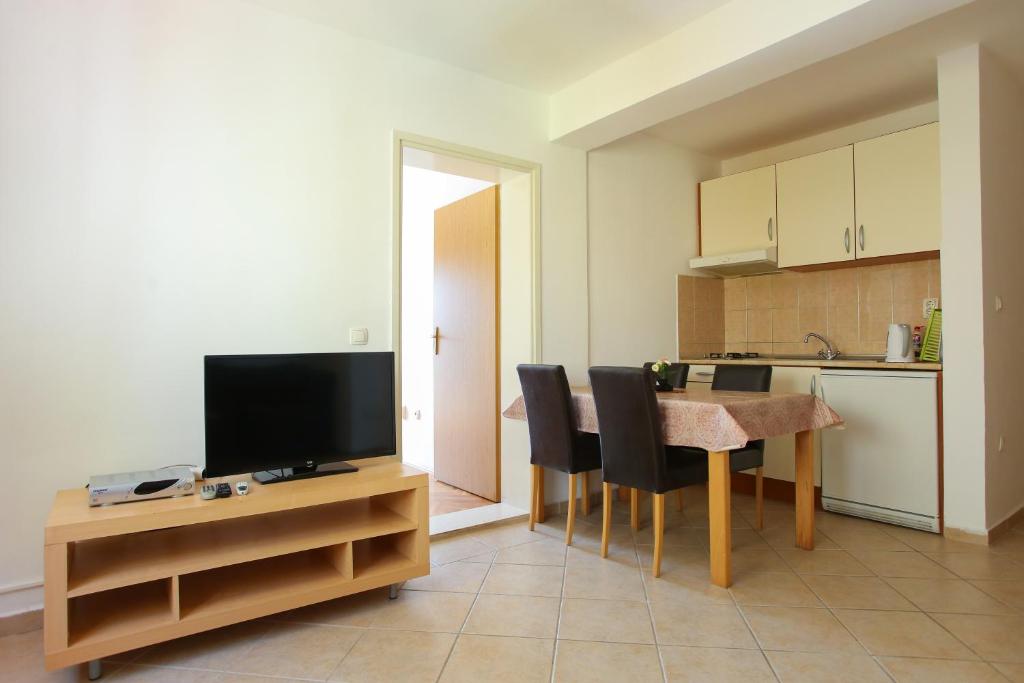 Kuchyň nebo kuchyňský kout v ubytování Guesthouse Lamia