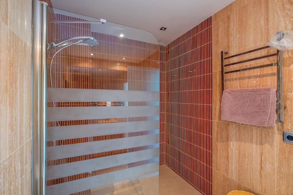 Kúpeľňa v ubytovaní Casa Vejer en alto