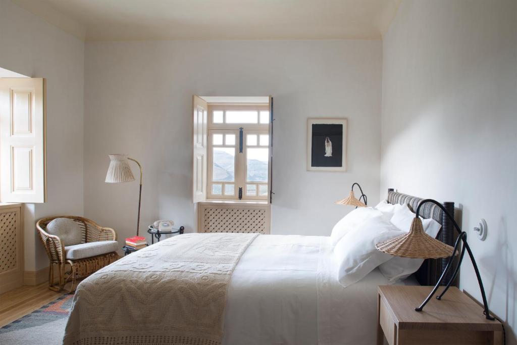 Ліжко або ліжка в номері Quinta da Côrte