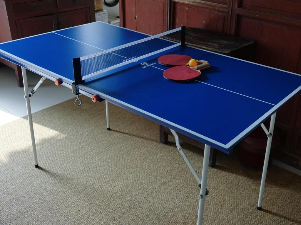 Stolní tenis v ubytování Pure-Land Villa nebo okolí