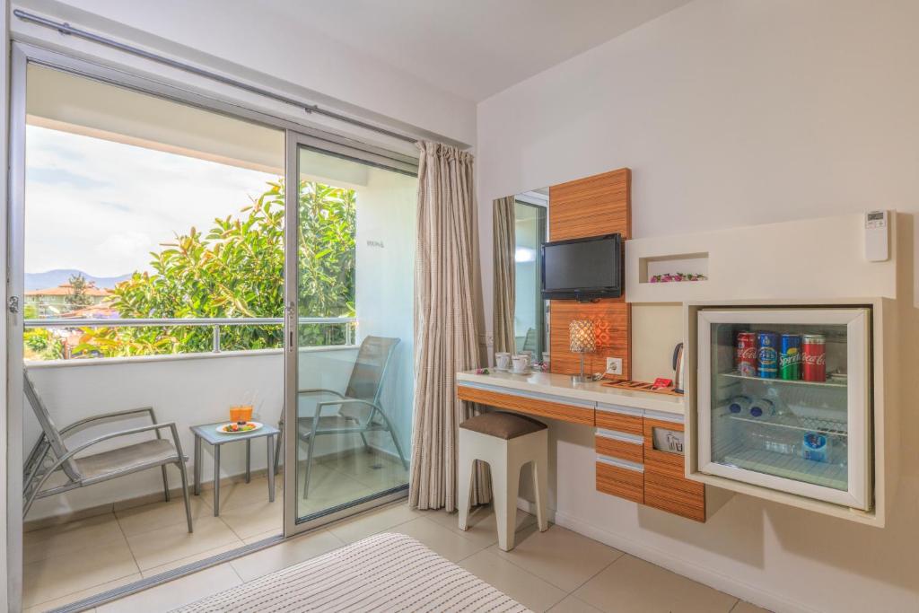 Kuchyň nebo kuchyňský kout v ubytování Hotel Delta