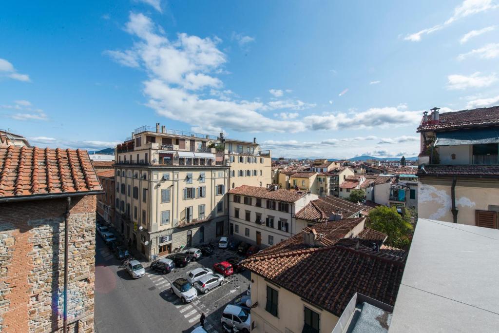 Nespecifikovaný výhled na destinaci Florencie nebo výhled na město při pohledu z hotelu