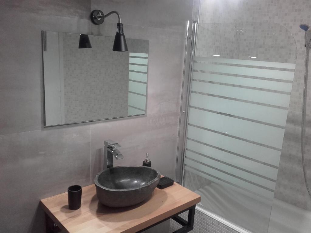 Een badkamer bij Anais apartment