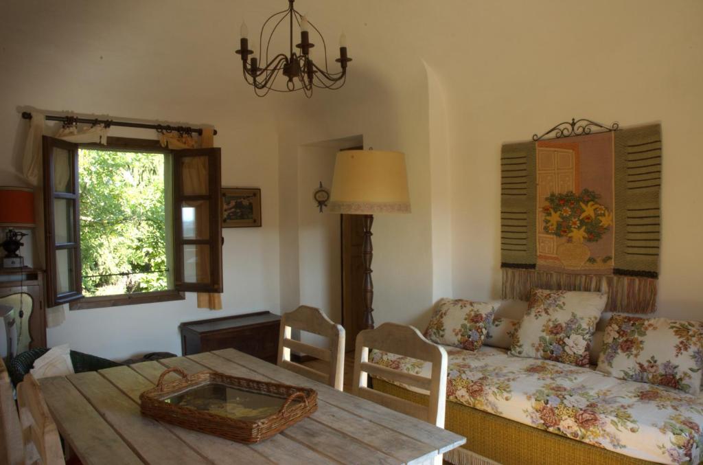 Posezení v ubytování Relais I Castagnoni