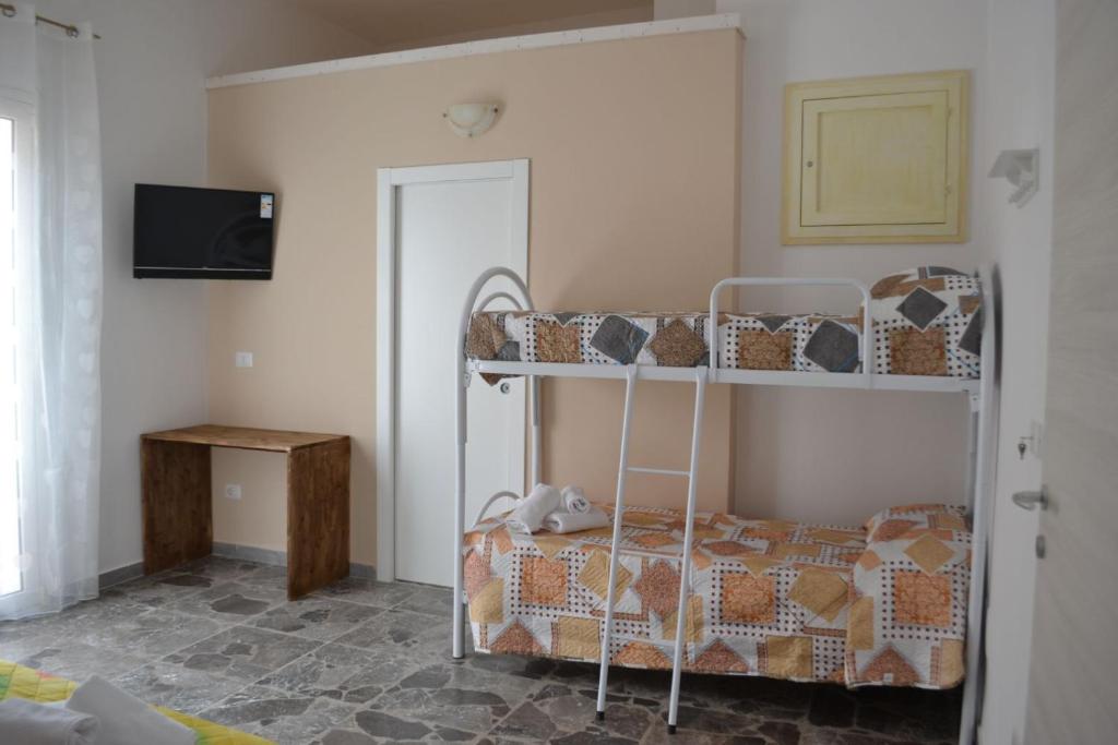 Postel nebo postele na pokoji v ubytování ChiaFè
