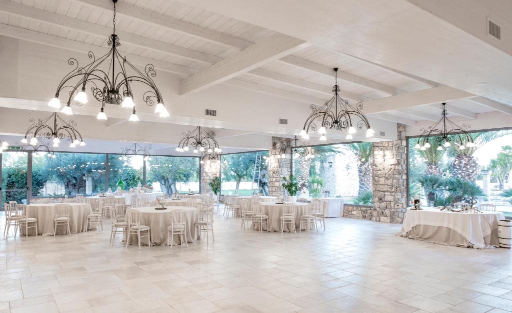 Restaurace v ubytování Masseria Torrepietra