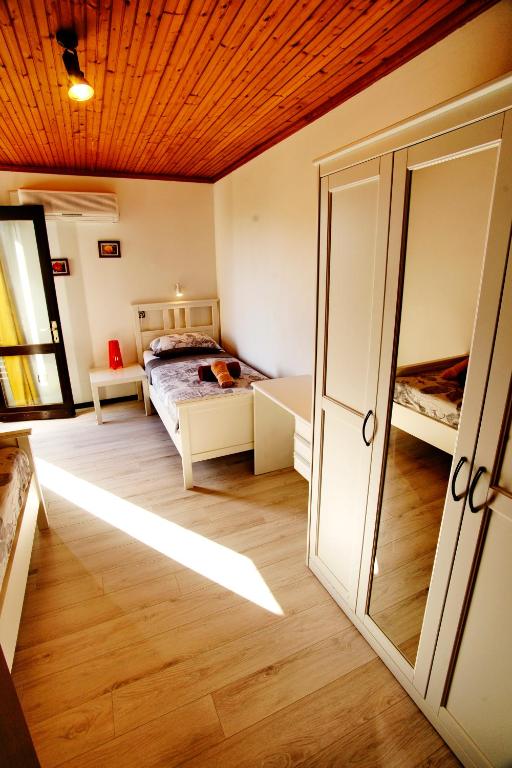 Posteľ alebo postele v izbe v ubytovaní Amazing sea views Veglia house