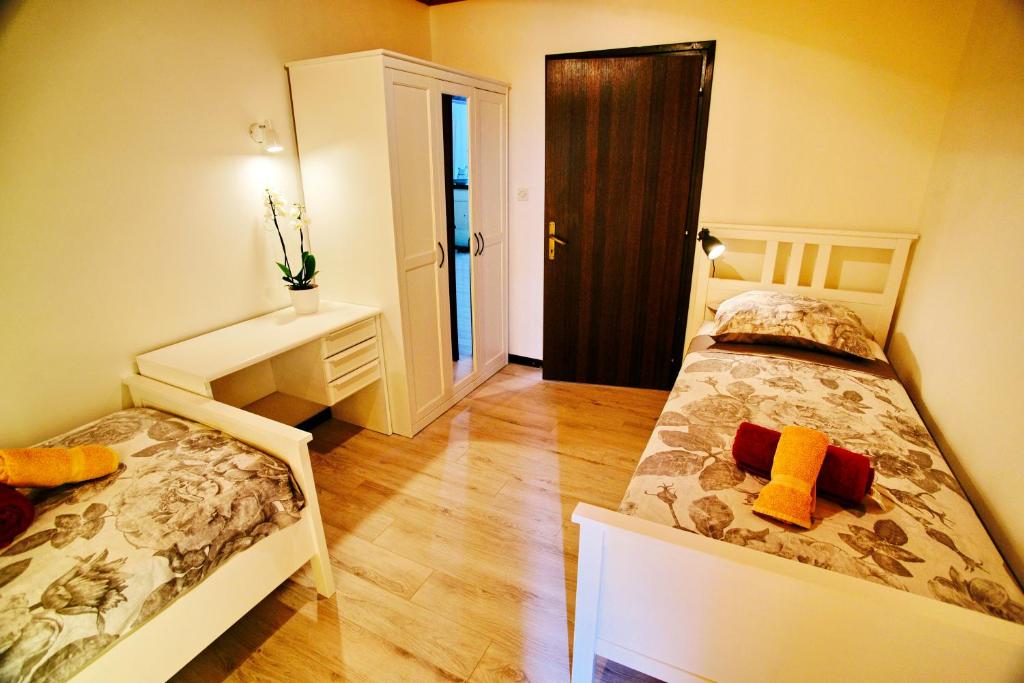 Posteľ alebo postele v izbe v ubytovaní Amazing sea views Veglia house