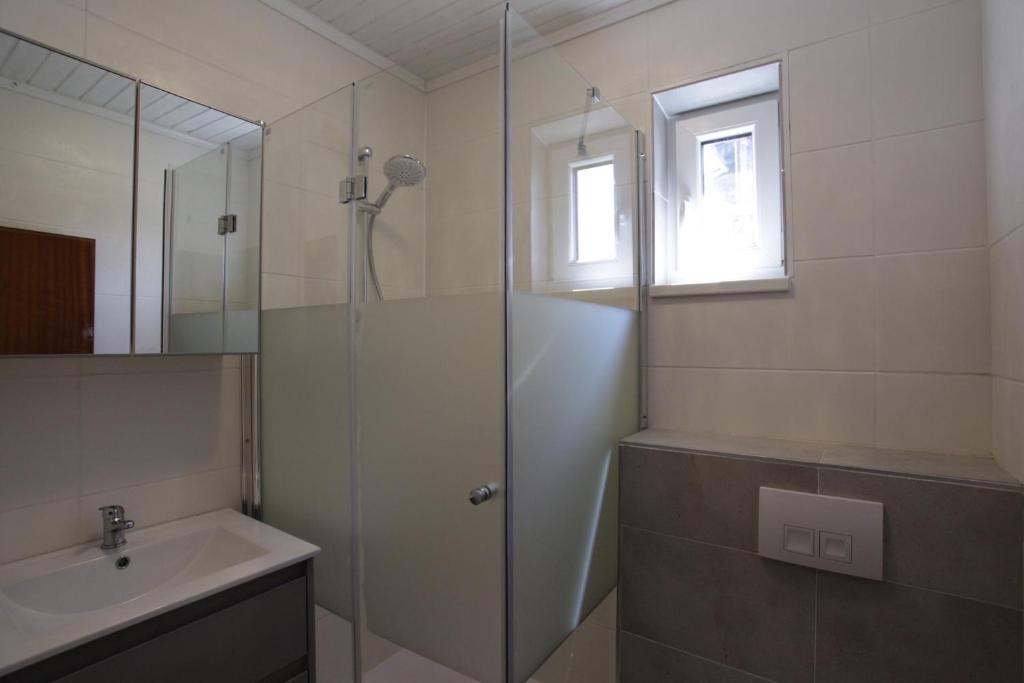 Koupelna v ubytování Apartment Villa Louise