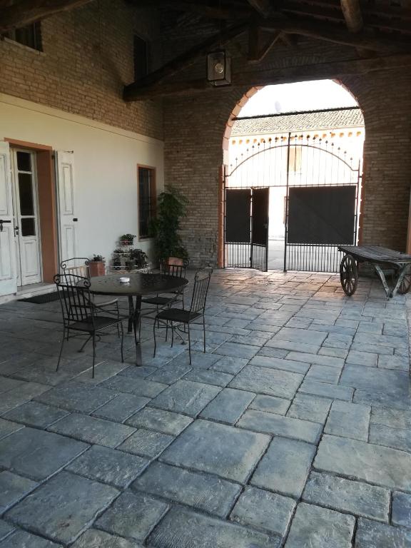 Patio alebo iná vonkajšia časť ubytovania Hospitale I Mori