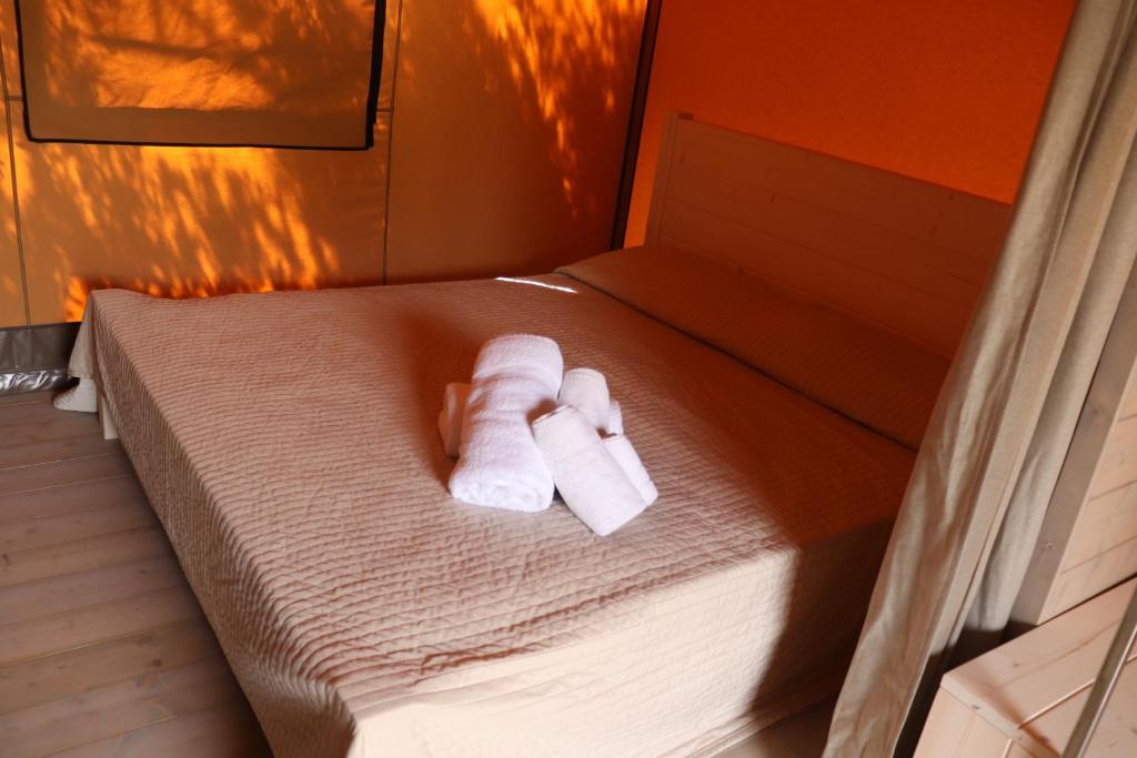 Postel nebo postele na pokoji v ubytování Agriturismo Vultaggio