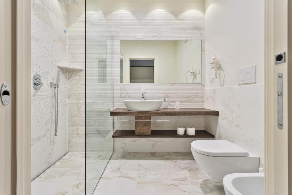 Kúpeľňa v ubytovaní Hotel Gardesana