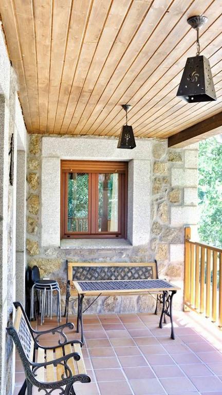 Balkón nebo terasa v ubytování Casa Rural El Corral