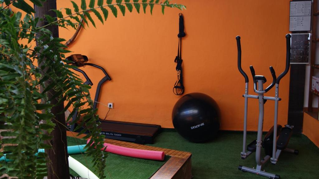 The fitness centre and/or fitness facilities at Villa Spa Las Tinajas