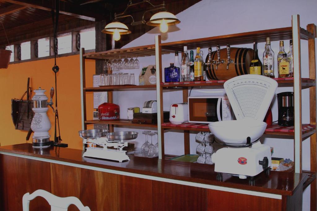 A kitchen or kitchenette at Villa Spa Las Tinajas