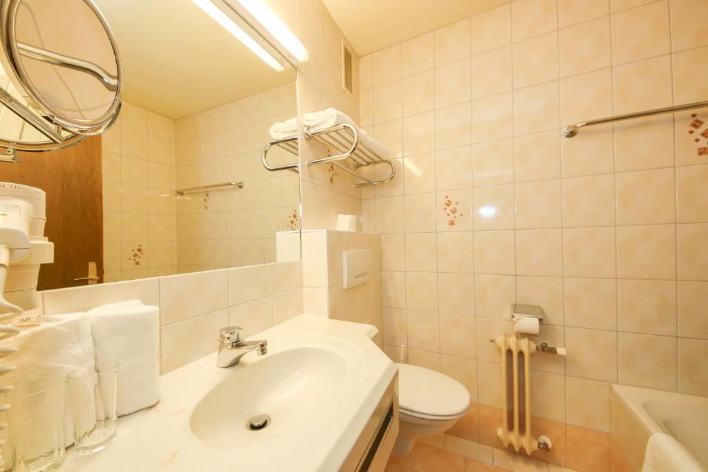 Kúpeľňa v ubytovaní Hotel Dax