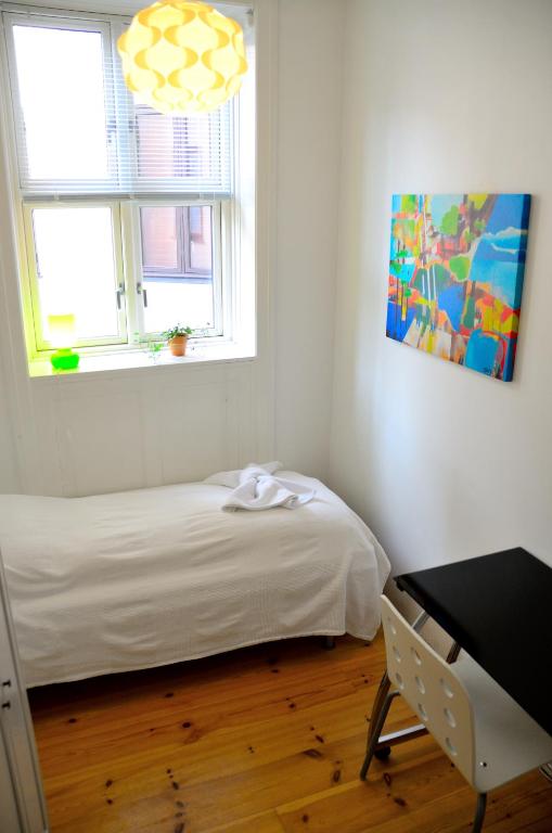 Postel nebo postele na pokoji v ubytování Rent a Room Copenhagen