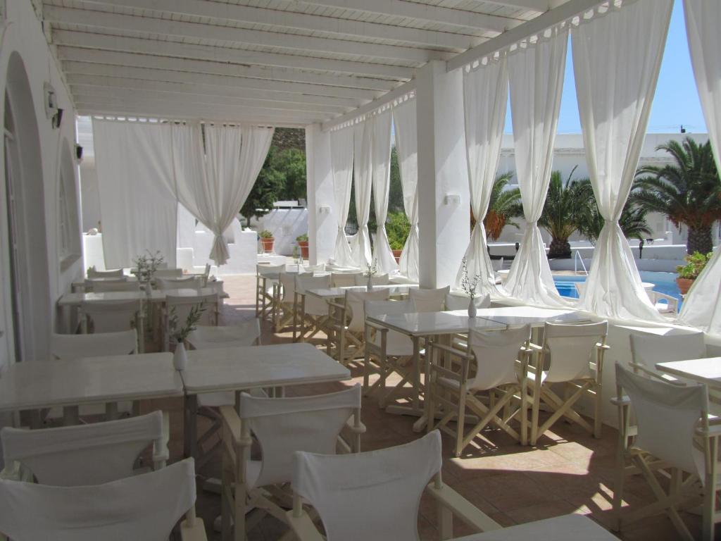 Restaurace v ubytování Porto Scoutari Romantic Hotel