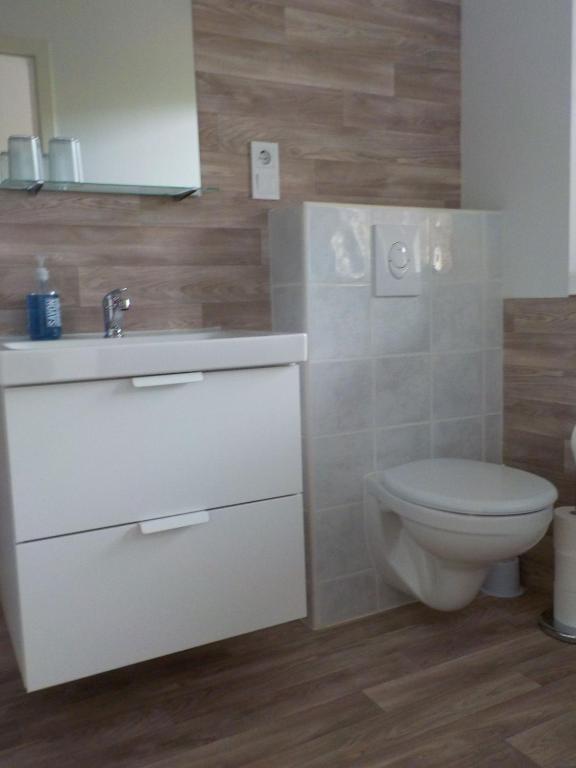 Koupelna v ubytování Gästezimmer Fechheim