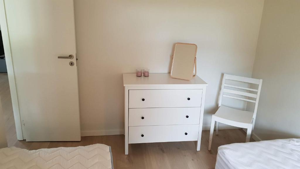 Postel nebo postele na pokoji v ubytování Holiday home Als