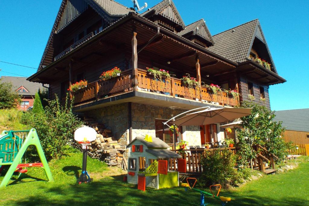 Zahrada ubytování Pension Adamjak