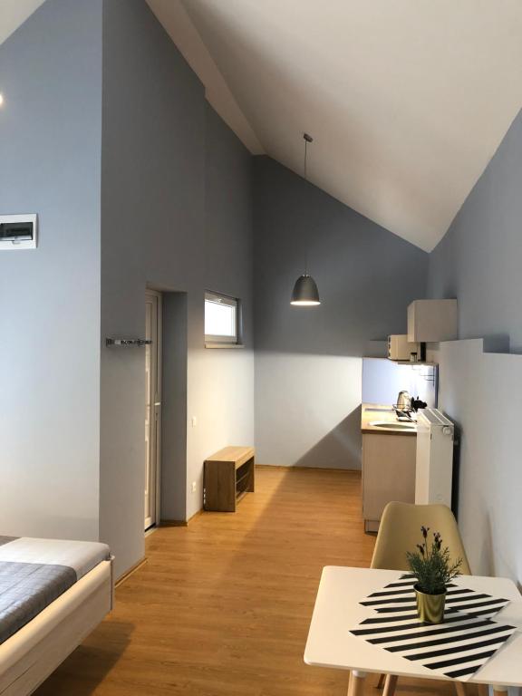 Kuchyň nebo kuchyňský kout v ubytování White Crow House