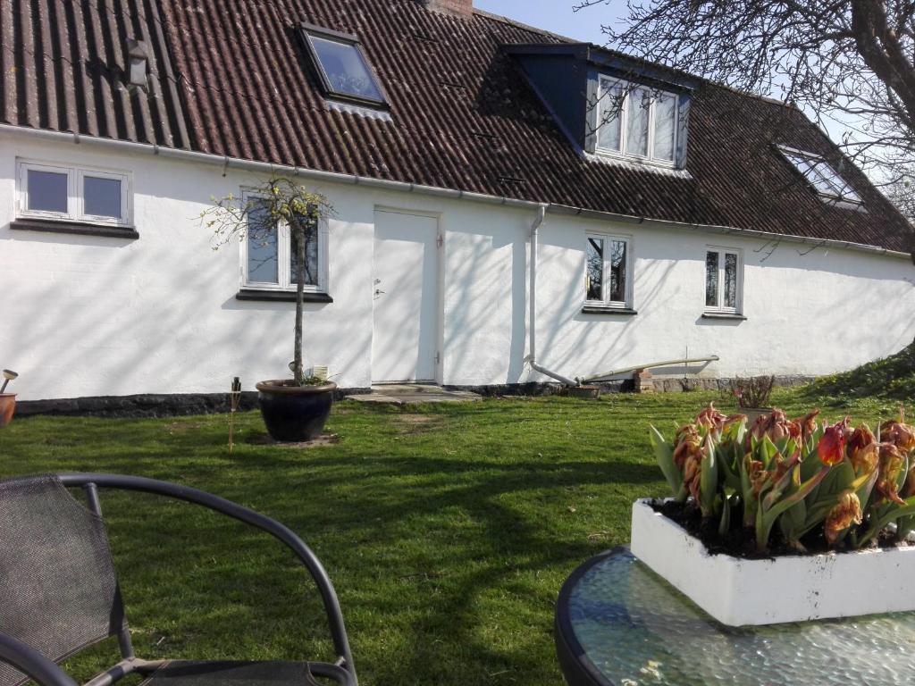 Zahrada ubytování Moen Oekologisk Bed & Breakfast