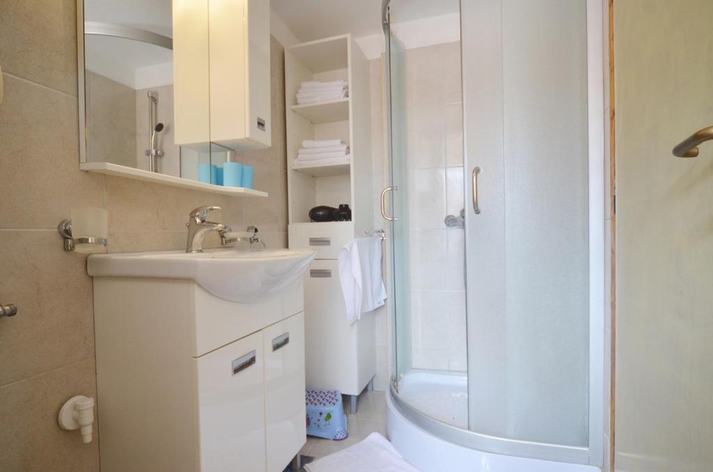 Kúpeľňa v ubytovaní Dala Apartment