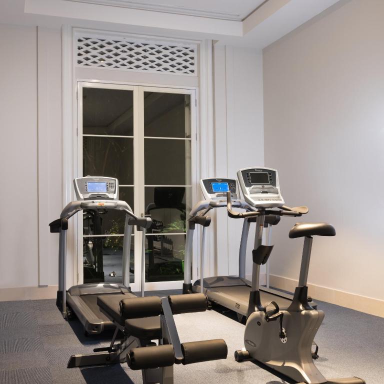 Fitness centrum a/nebo fitness zařízení v ubytování Rumah Luwih Bali