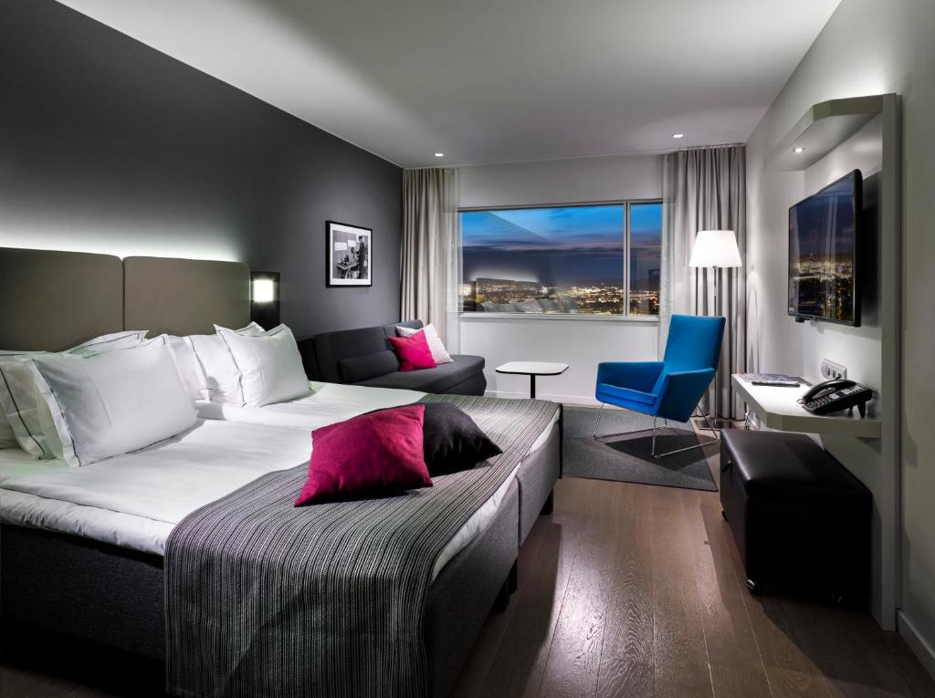 En sittgrupp på Gothia Towers & Upper House