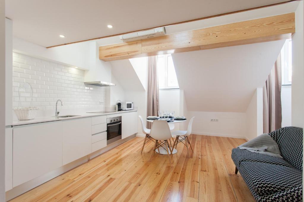 Lisbon Center Apartments - 两居室公寓与夹层