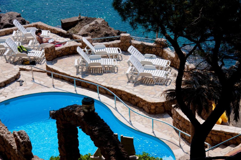 Bazén v ubytování Wine Resort Adriatic Mikulic nebo v jeho okolí