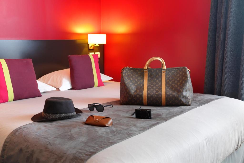 Postel nebo postele na pokoji v ubytování Altos Hotel & Spa