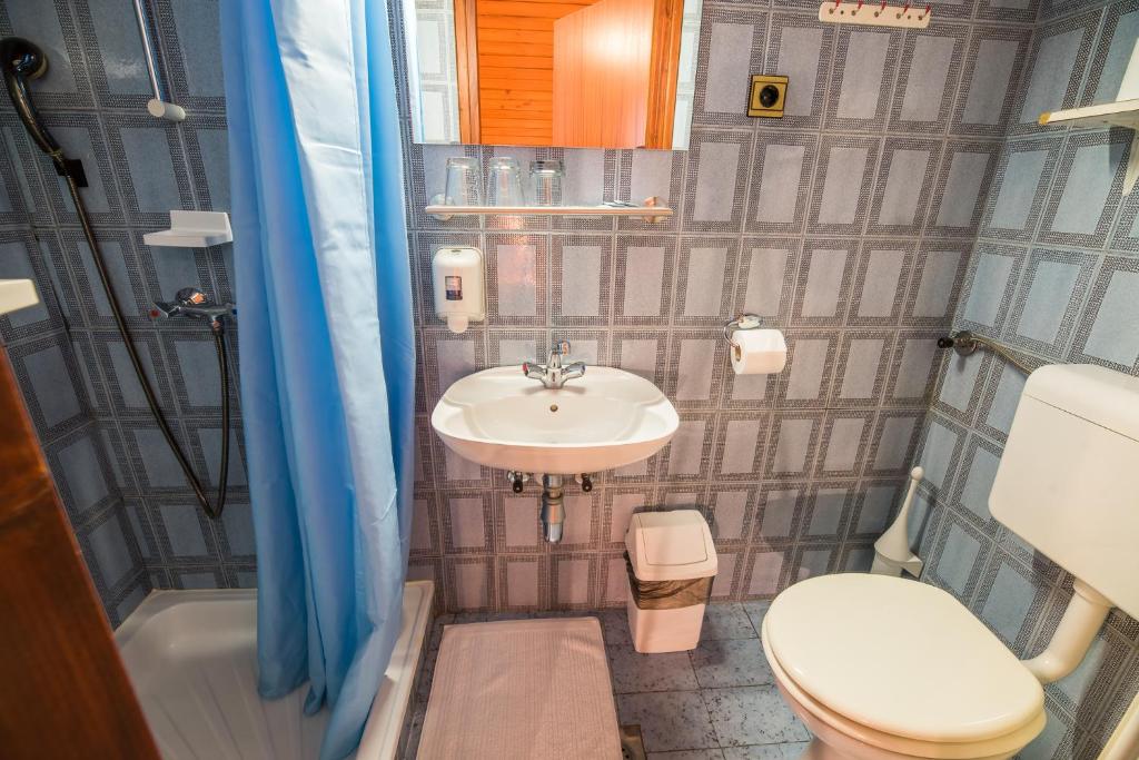 Koupelna v ubytování Bed & Breakfast Hisa Resje