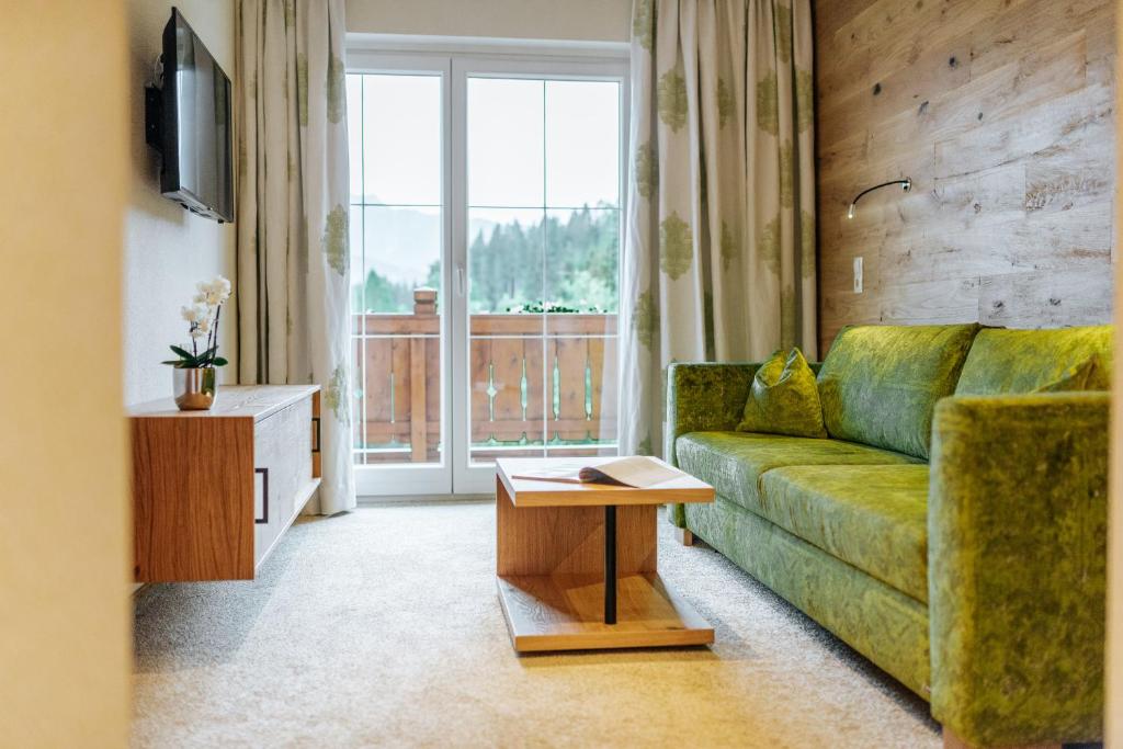A seating area at Hotel Ennstalerhof