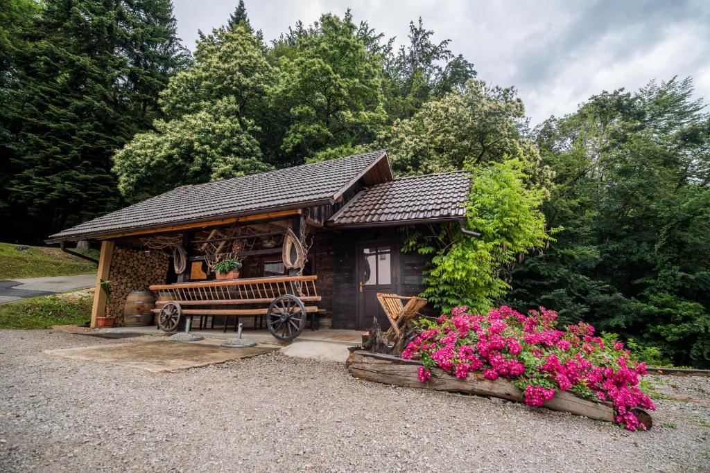 Zahrada ubytování Guest House Frata