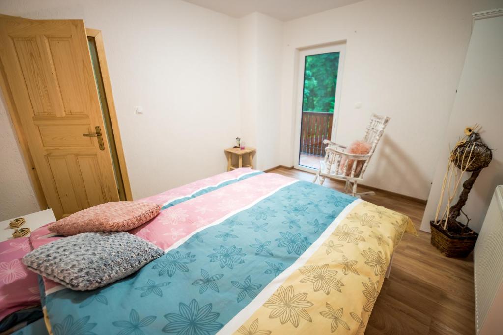 Postel nebo postele na pokoji v ubytování Guest House Frata