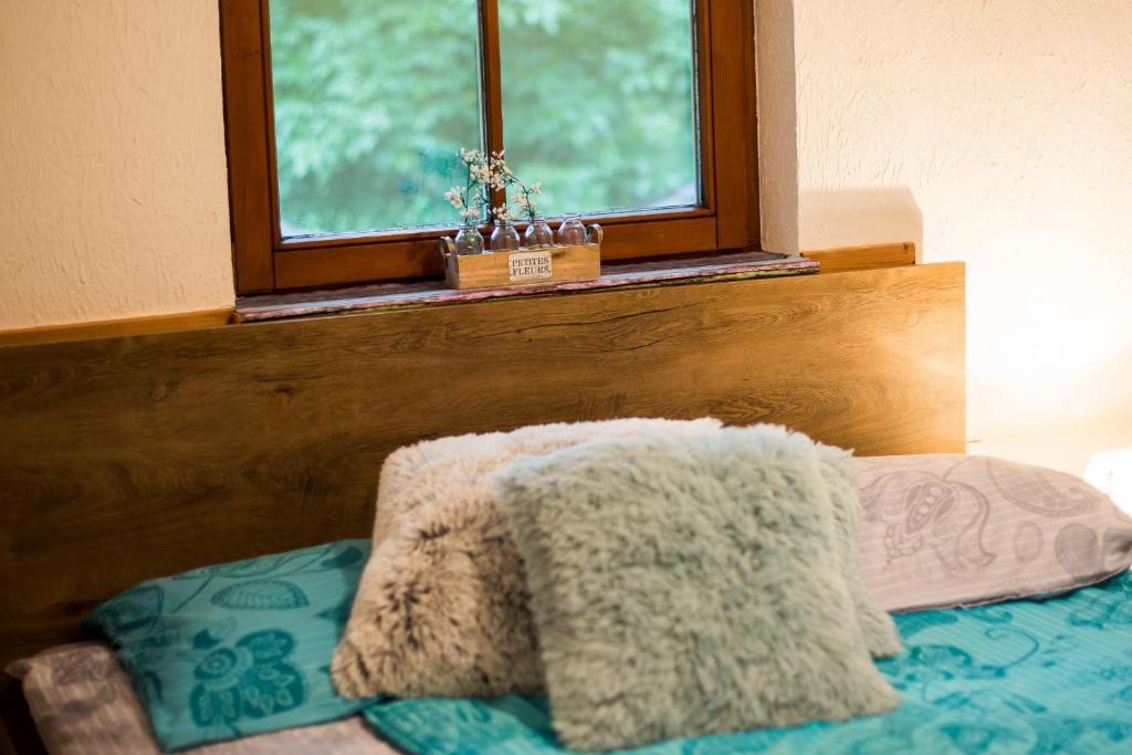 Postel nebo postele na pokoji v ubytování Guest House Frata
