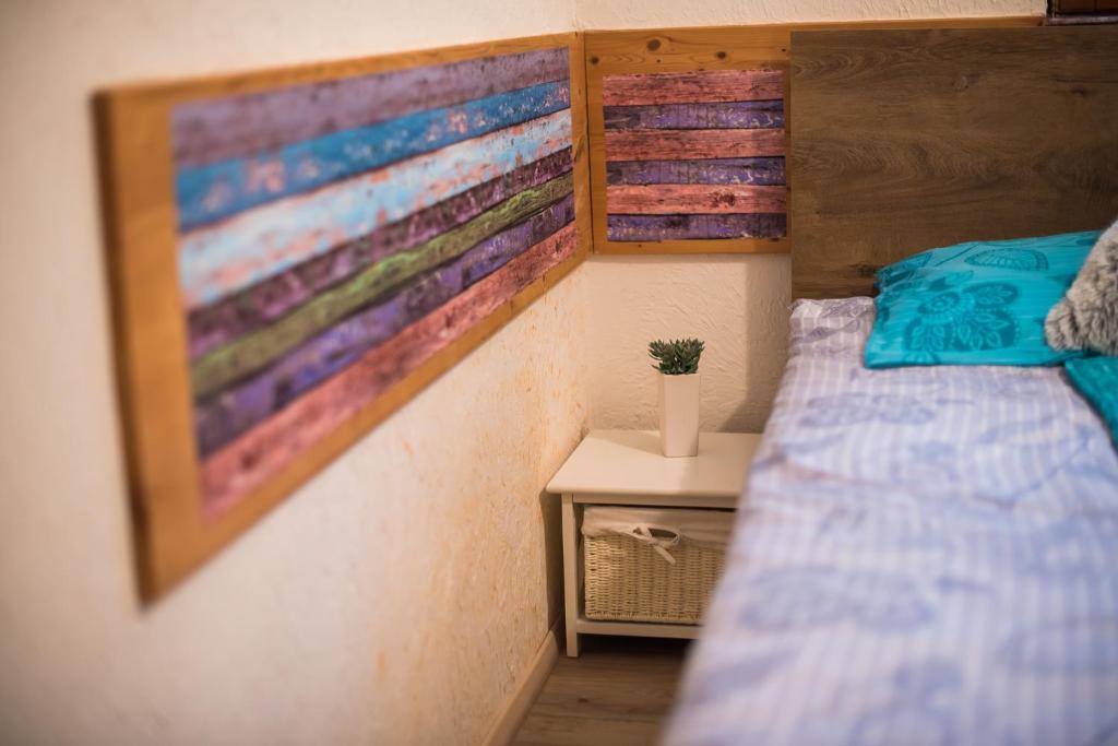 Postel nebo postele na pokoji v ubytování Guest House Frata