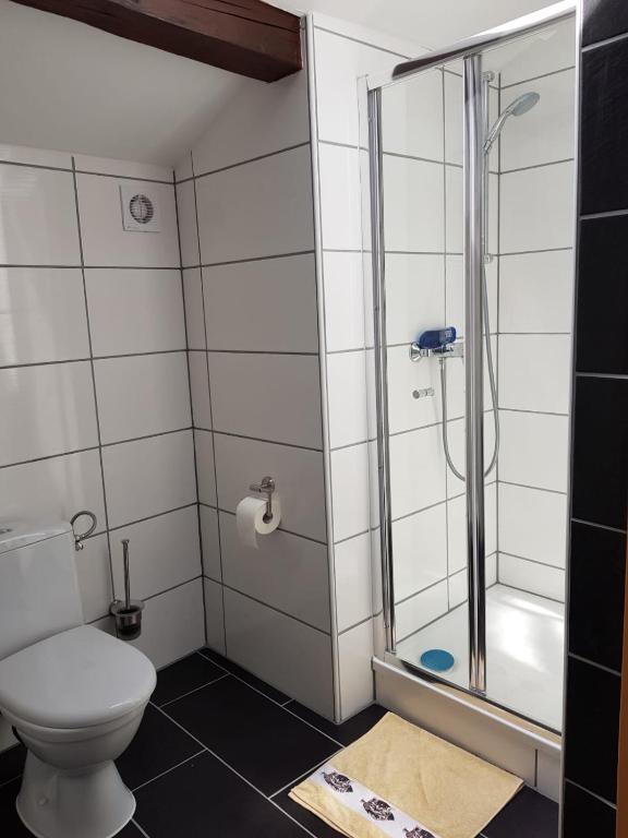 Koupelna v ubytování Jujhar's Gästehaus
