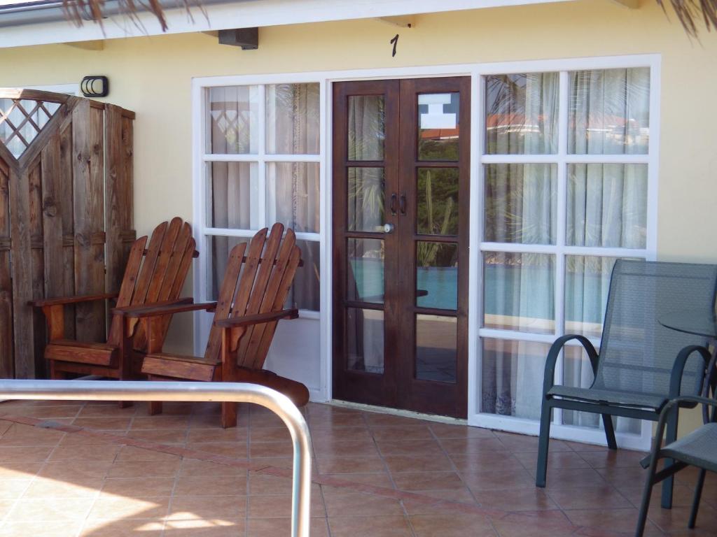 Uma varanda ou terraço em Aruba Cunucu Residence